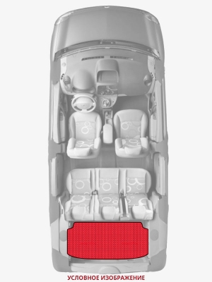 ЭВА коврики «Queen Lux» багажник для Chevrolet Aveo 3-door